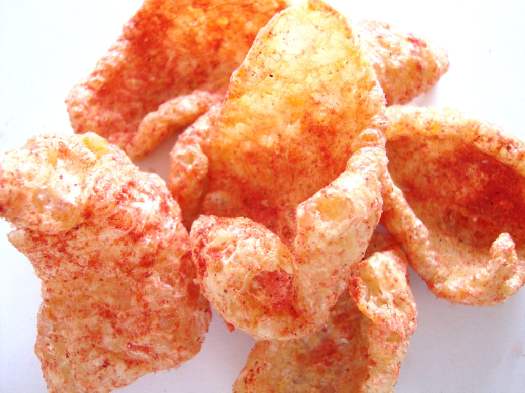 Click to Buy BAKEN-ETS Hot 'N Spicy Flavored Fried Pork Skins