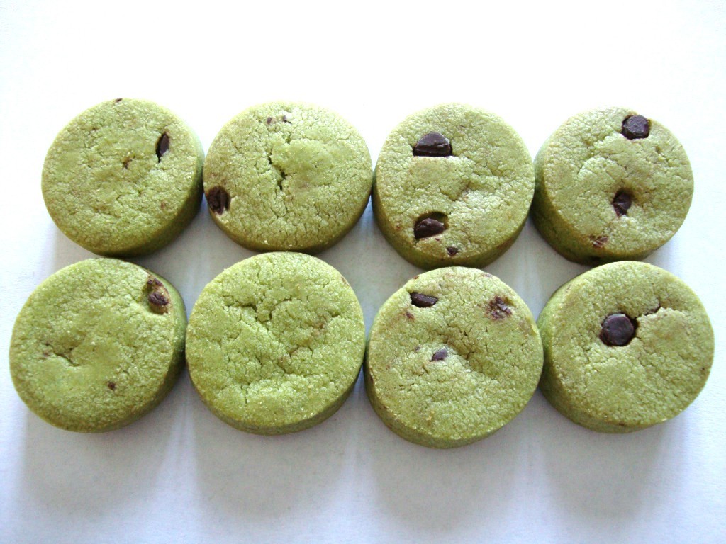 Click to Buy Bourbon Petit Choco Chip Matcha Cookies